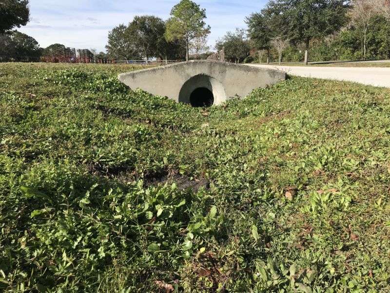 Drainage Swale Installation