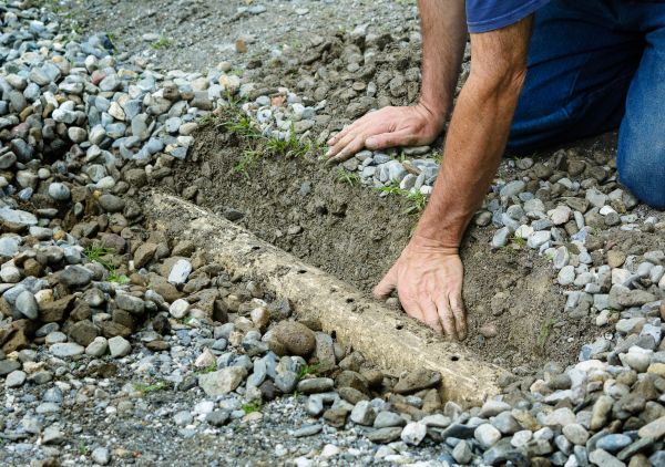 Cost of French Ditch Installation in Hendersonville